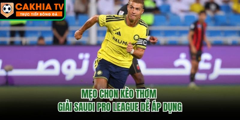 Mẹo Chọn Kèo Thơm Giải Saudi Pro League Dễ Áp Dụng